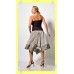 Milla beige skirt